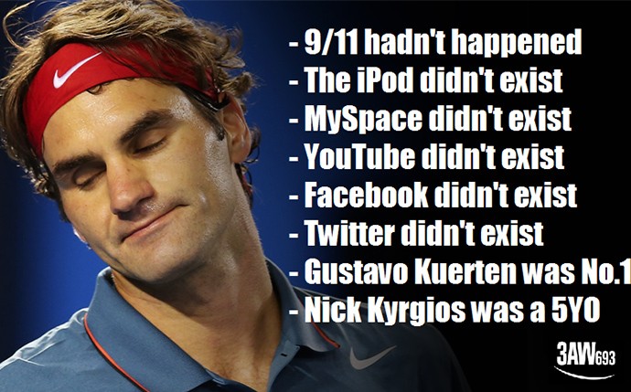 Federer Tênis (Foto: Reprodução / Twitter)