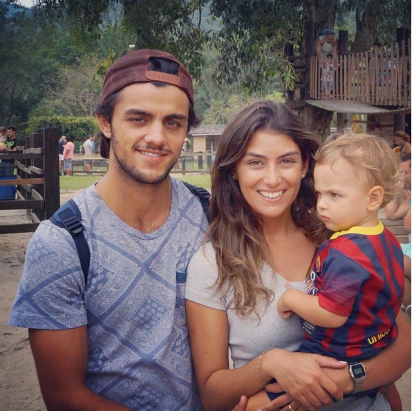 Felipe, Mariana e Joaquim (Foto: Reprodução - Instagram)
