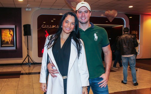 Monica Carvalho com o marido Alaor