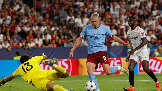 Jogo Sevilla 0 x 4 Manchester City melhores momentos - Liga dos Campeões,  Rodada 1 - tempo real | ge