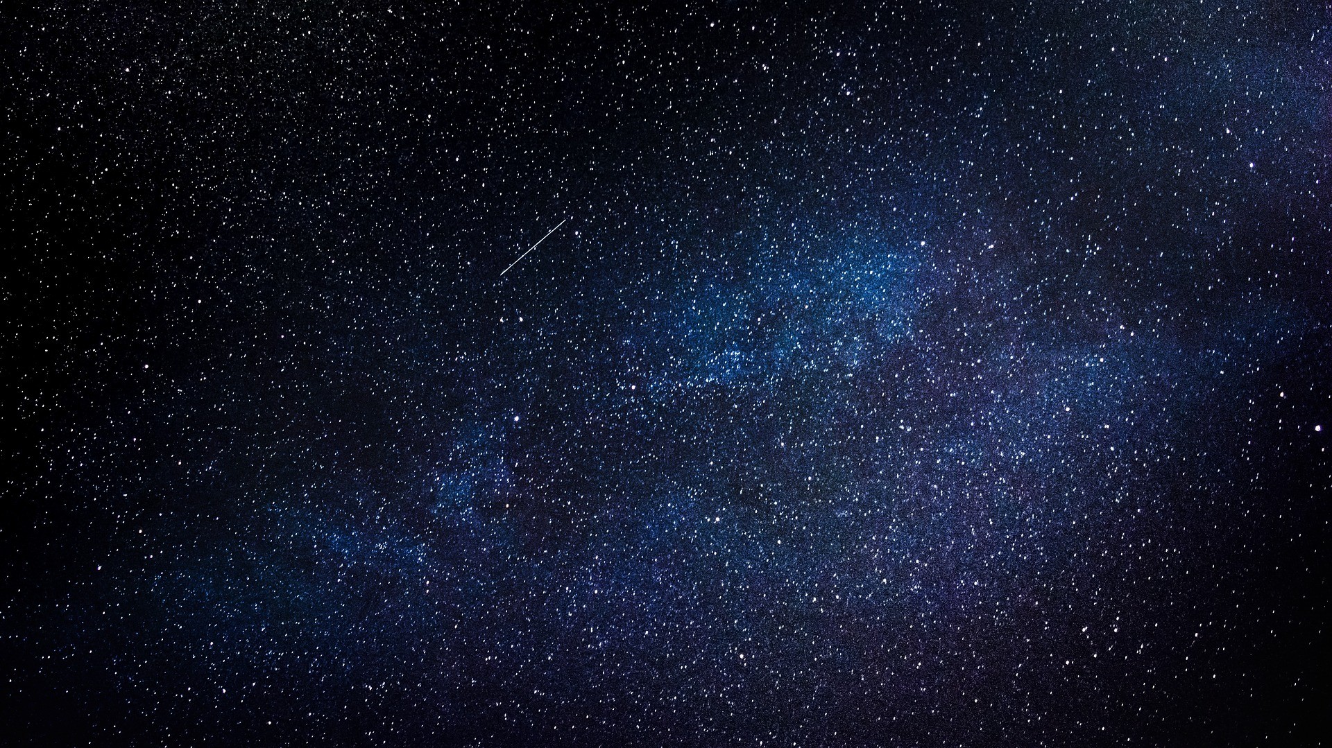 Céu com estrela cadente (Foto: Pixabay)