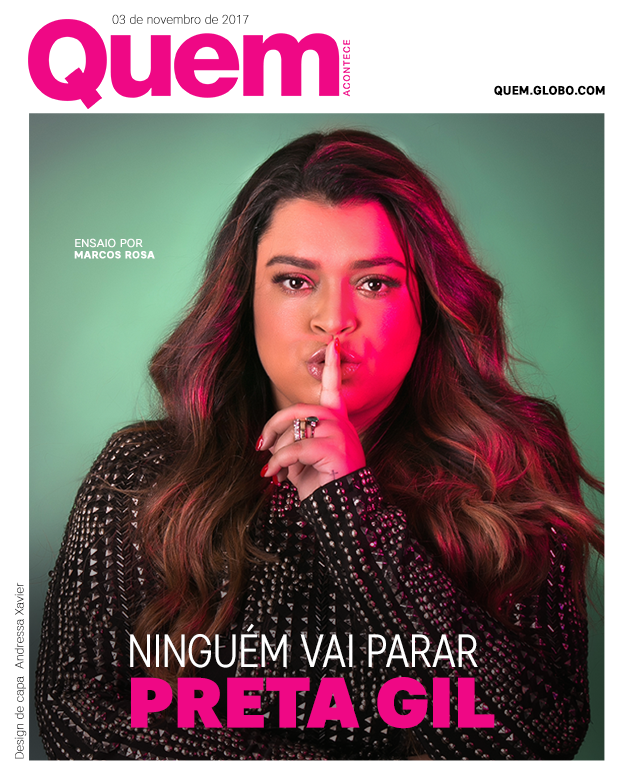 Preta Gil Capa (Foto: Marcos Rosa/ Ed.Globo/ Design de capa: Andressa Xavier)