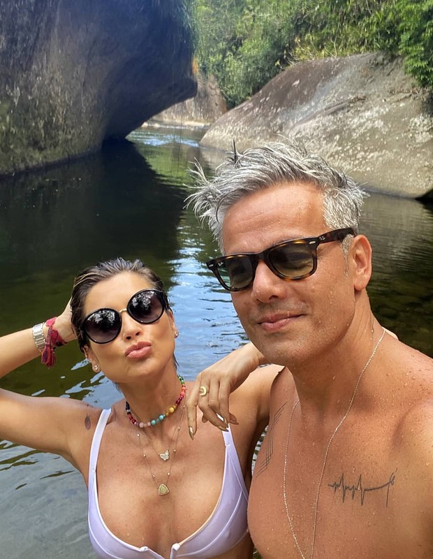 Flávia Alessandra e Otaviano Costa (Foto: Reprodução/Instagram)