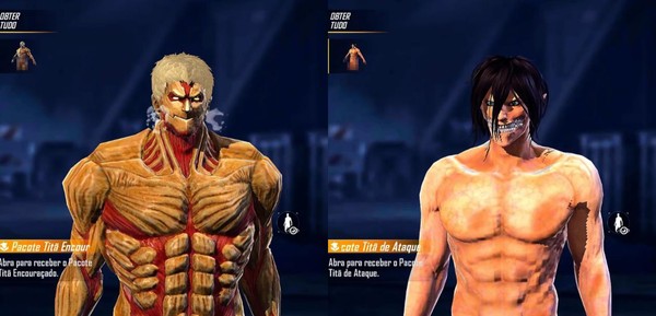 Free Fire Evento De Shingeki No Kyojin Tem Itens Vazados Veja Mais Free Fire Ge