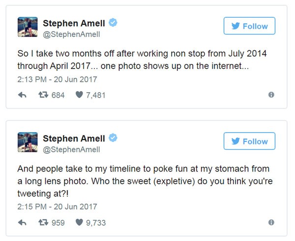 Stephen responde às piadas (Foto: Reprodução instagram)