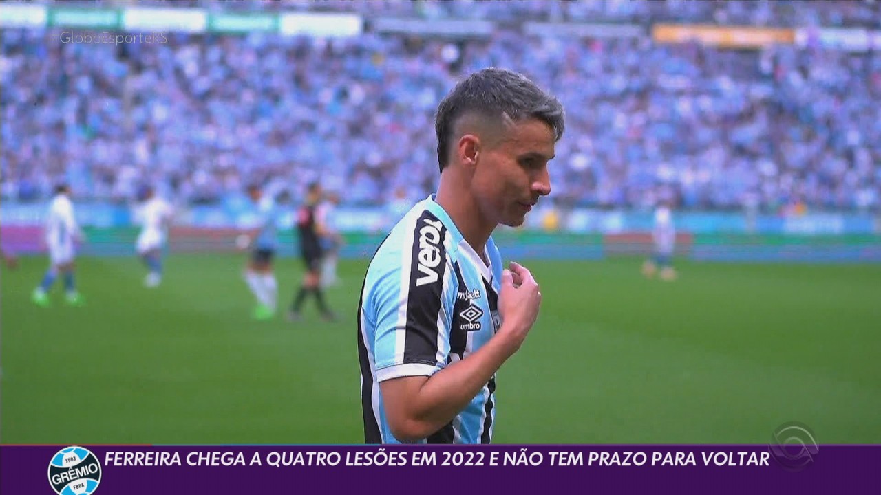 Ferreira chega a quatro leses em 2022 e no tem previso de volta