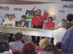 José Maranhão é lançado como pré-candidato em Joao Pessoa (Foto: Divulgação/PMDB)