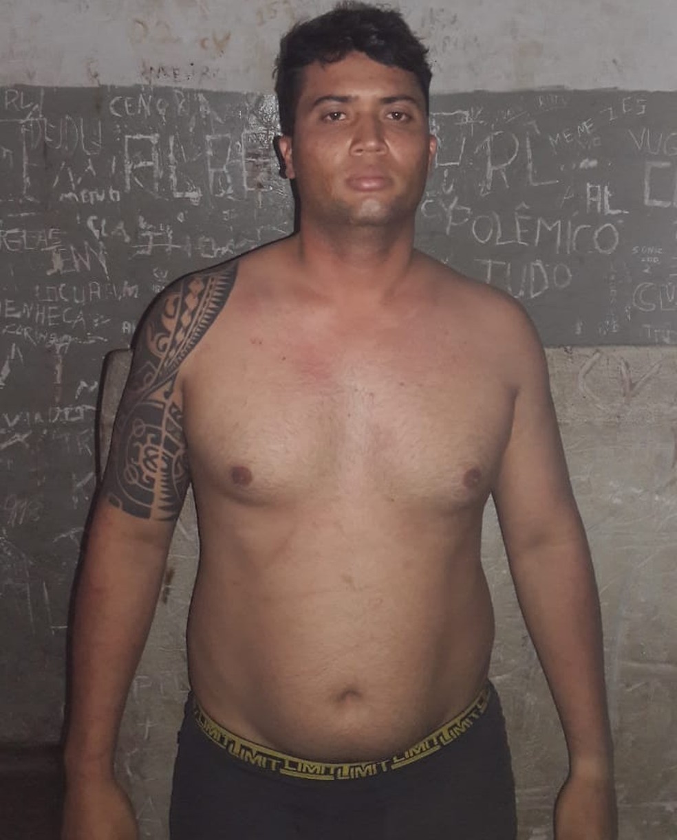 Bruno de Lima Pereira, de 27 anos, foi preso suspeito de matar porteira em Rondonópolis — Foto: Polícia Civil de Rondonópolis/Divulgação