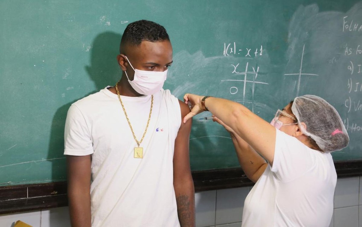 Aracaju inicia vacinação contra a Covid nas escolas estaduais Sergipe G
