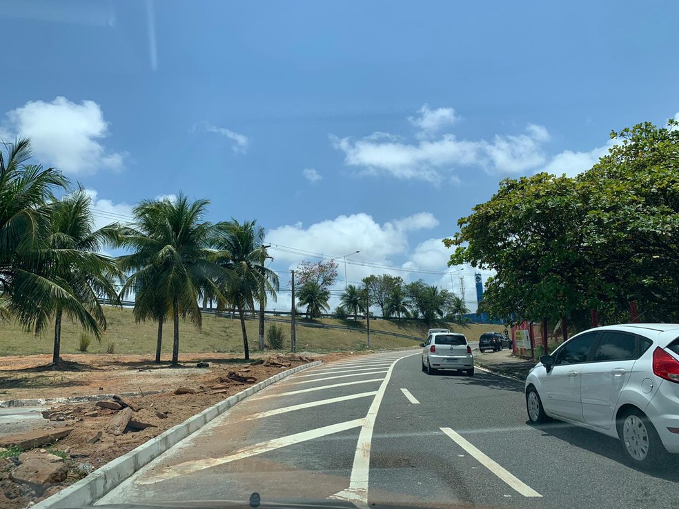 Carros que saem da avenida das Alagoas deverão usar a faixa da direita, segundo o Dnit — Foto: Dnit/Divulgação