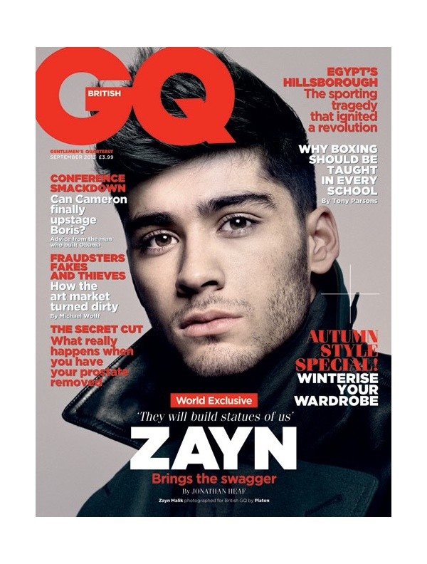  Zayn Malik foi capa da GQ inglesa em 2013 (Foto: Reprodução)