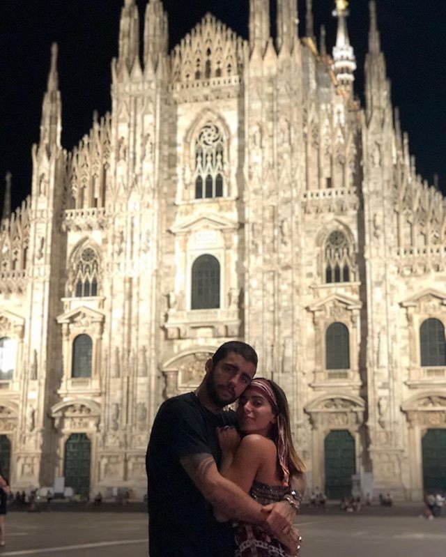 Anitta e Pedro Scooby em Milão (Foto: Reprodução / Instagram)