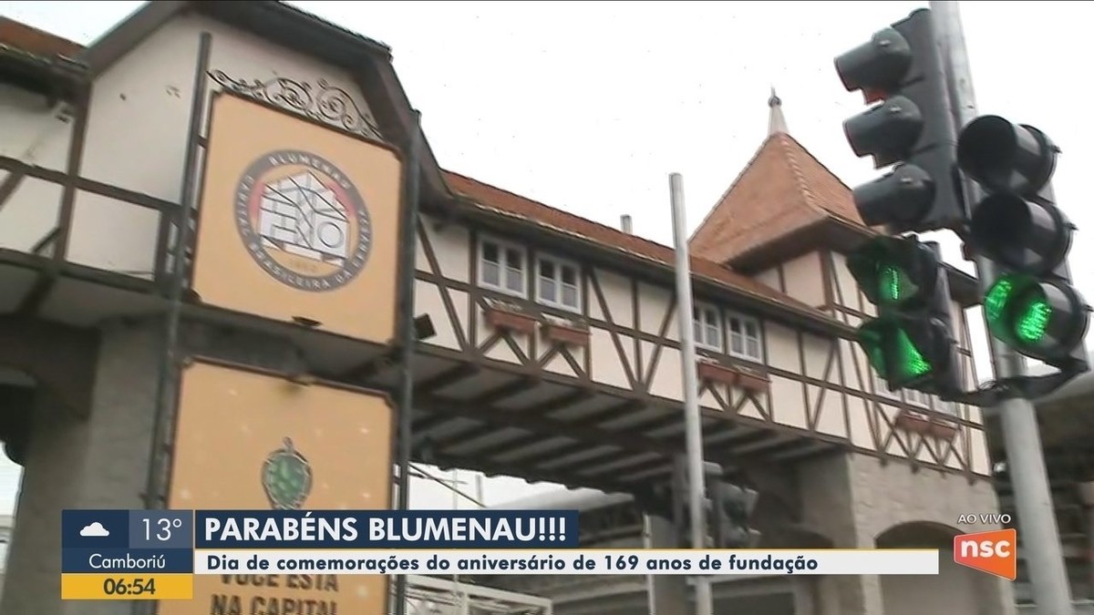 Blumenau comemora 169 anos com desfile e programação gratuita Santa Catarina G1