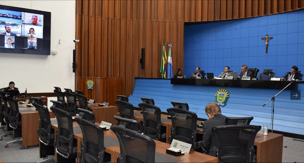 Assembleia Legislativa de Mato Grosso do Sul aprovou nesta terça-feira a LDO para 2023 — Foto: Luciana Nassar/ALMS