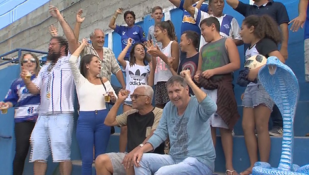 Torcida do Ideal ansiosa para a decisÃ£o â Foto: ReproduÃ§Ã£o/TV IntegraÃ§Ã£o