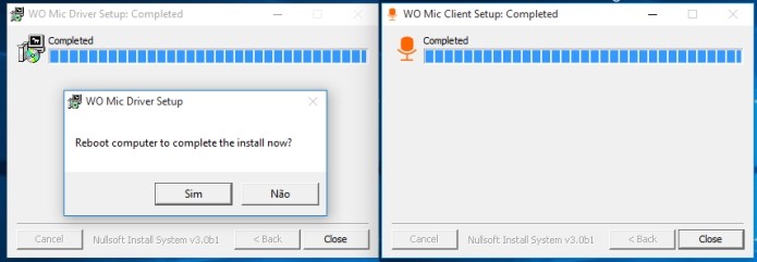 Instalando os drivers e o app WO Mic no Windows (Foto: Reprodução/Edivaldo Brito)