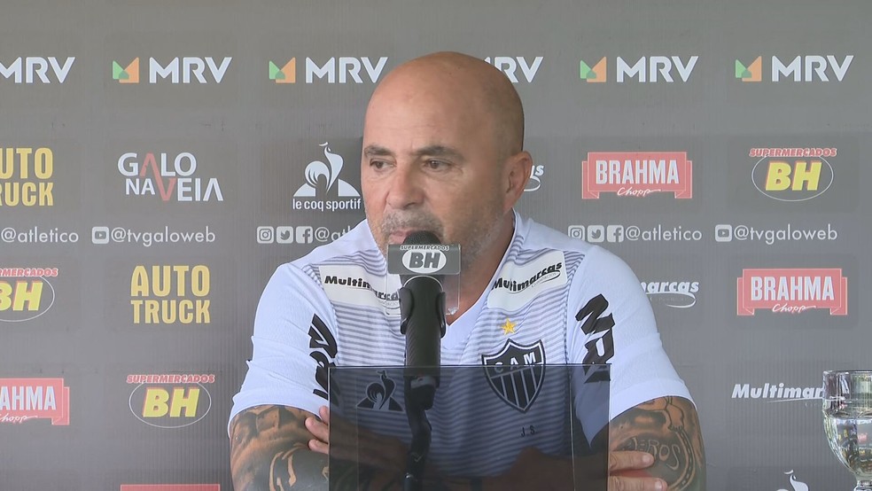 Jorge Sampaoli traça estilo de jogo para o Atlético-MG: "De ataque, sem nenhum tipo de medo ...