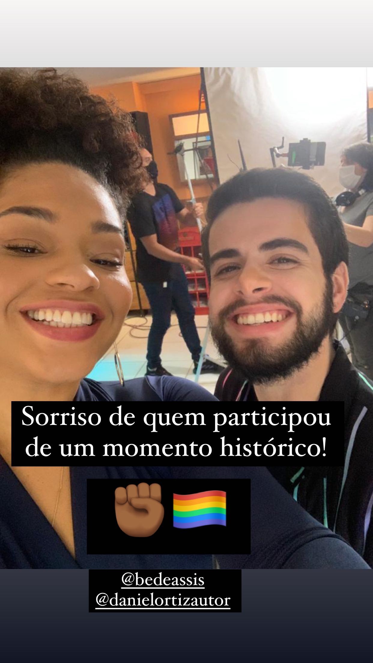 Bernardo de Assis e Juliana Alves em Salve-se Quem Puder (Foto: Reprodução/Instagram)