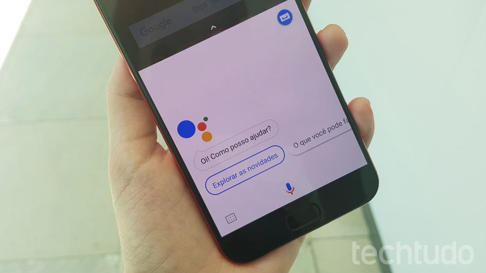 Google Assistente atende comandos de voz no Android. Basta falar: "OK, Google" — Foto: Ana Marques/TechTudo