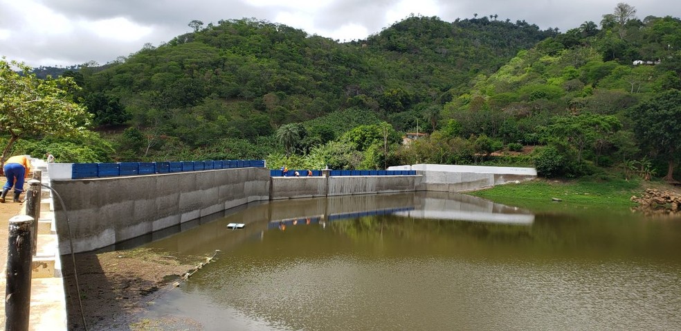 Açude Tijuquinha, em Baturité.  — Foto: Divulgação/Cogerh