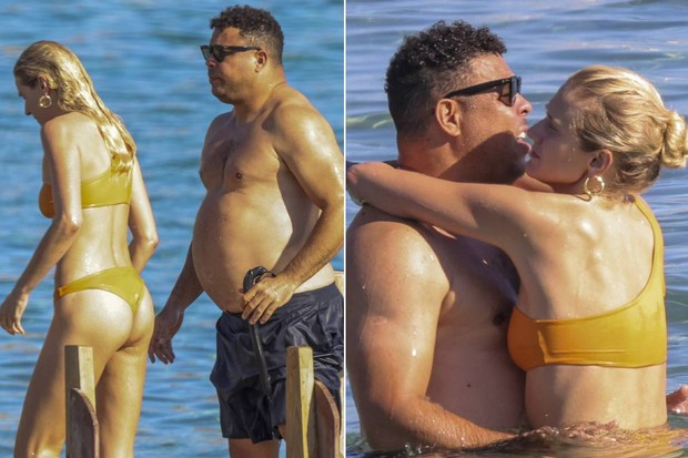 Celina Locks e Ronaldo em Ibiza (Foto: The Grosby Group)