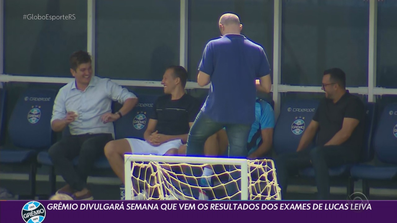 Grêmio divulgará semana que vem os resultados dos exames de Lucas Leiva