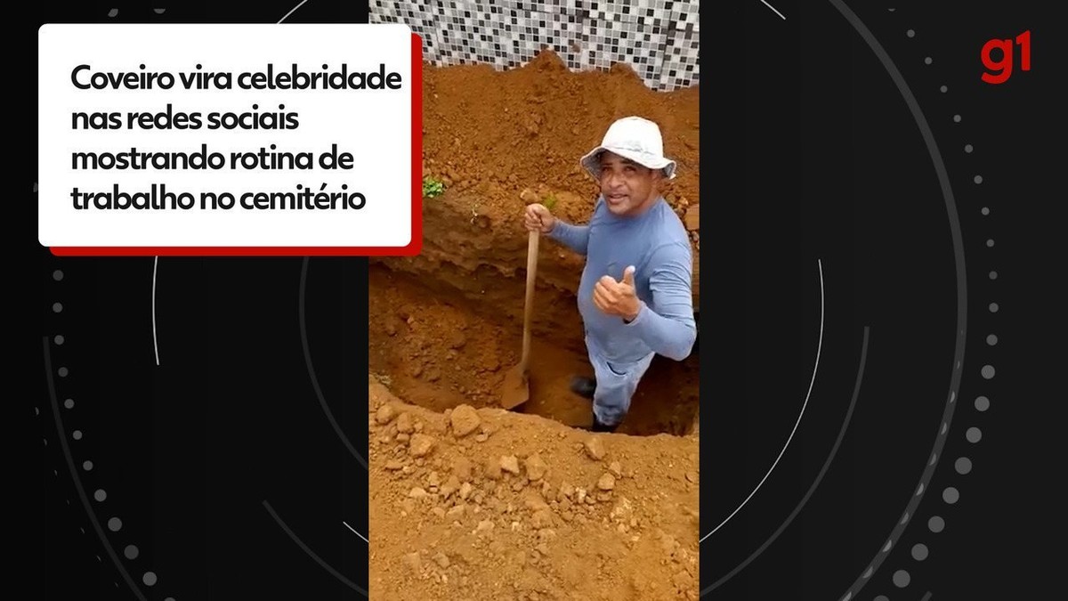 O coveiro que virou celebridade nas redes sociais |  Tecnologia