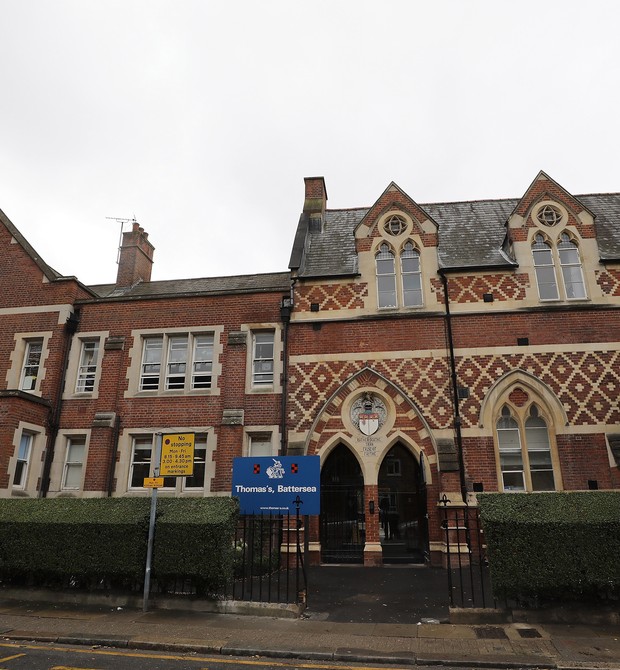 Fachada da Thomas&#39;s Battersea, escola onde estuda o príncipe George (Foto: Getty Images)