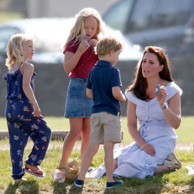 Família real curte dia de polo ao ar livre (Foto: Getty Images)