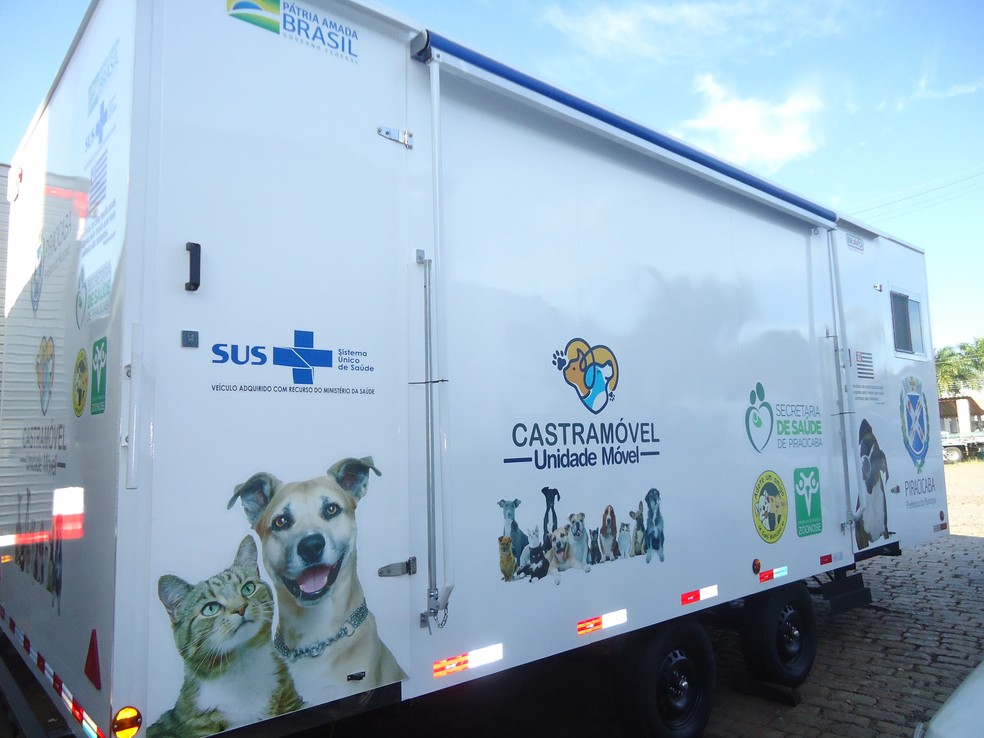 Castram&oacute;vel: segundo prefeitura, parceria levar&aacute; atendimento a animais de comunidades &mdash; Foto: Divulga&ccedil;&atilde;o/ Prefeitura de Piracicaba