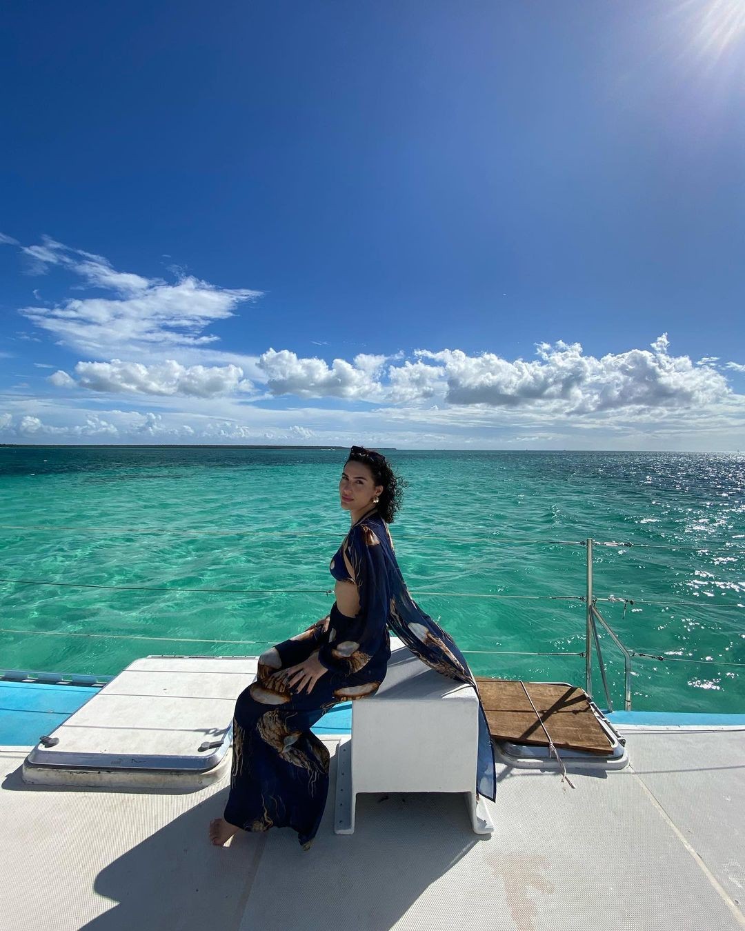Lívian Aragão ganha elogios ao posar em cenário paradisíaco em ilha na República Dominicana (Foto: Reprodução/Instagram)