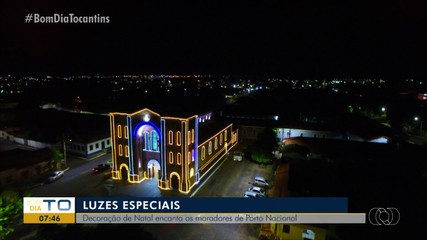Decoração de Natal encanta moradores de Porto Nacional