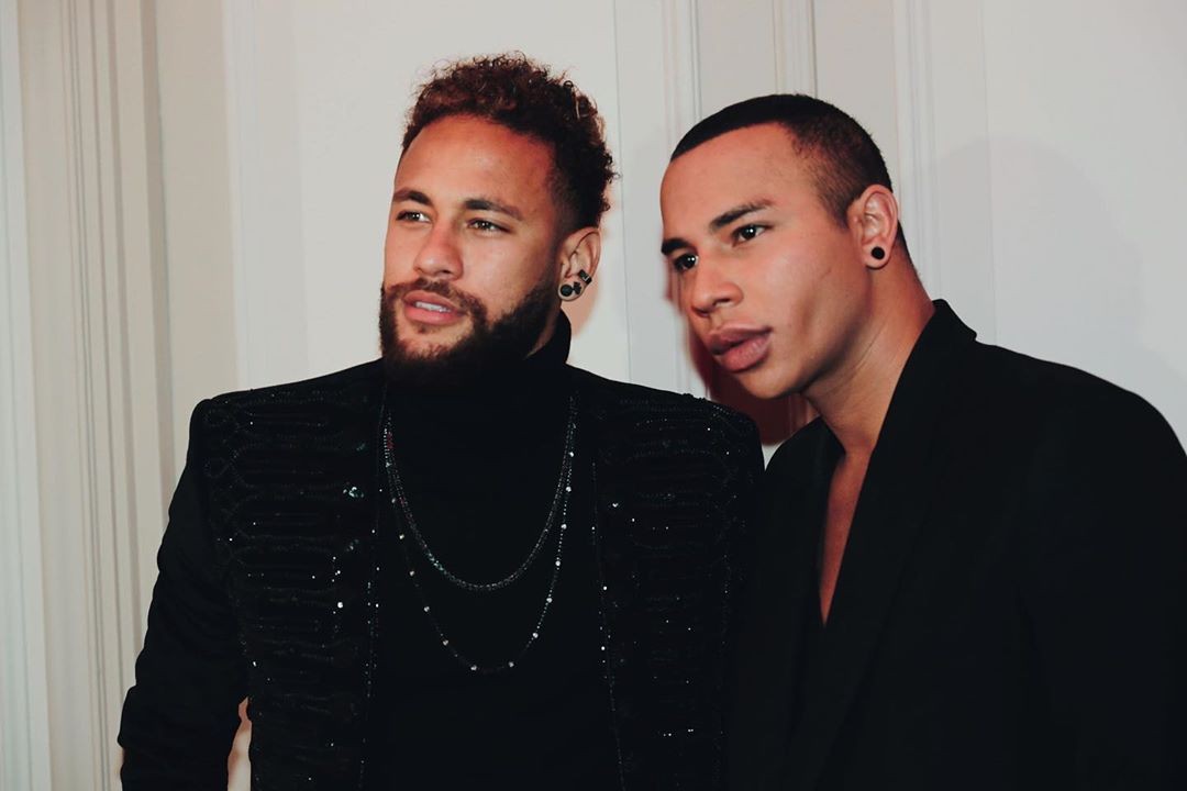 Neymar e Olivier Rousteing (Foto: Reprodução / Instagram)