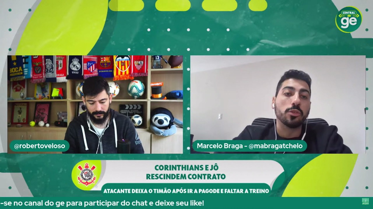 Corinthians e Jô rescindem contrato após atacante ser flagrado em pagode e falta em treino