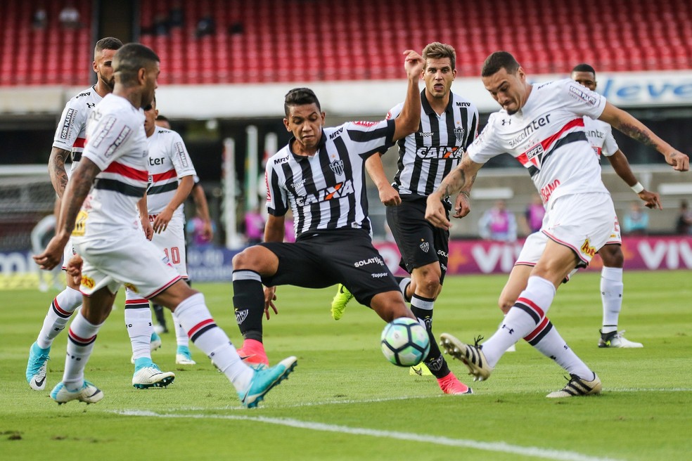 Yago se destacou no Atlético-MG e marcou seu primeiro gol como profissional contra o Vasco da Gama, pelo Brasileirão — Foto: Bruno Cantini / Atlético-MG