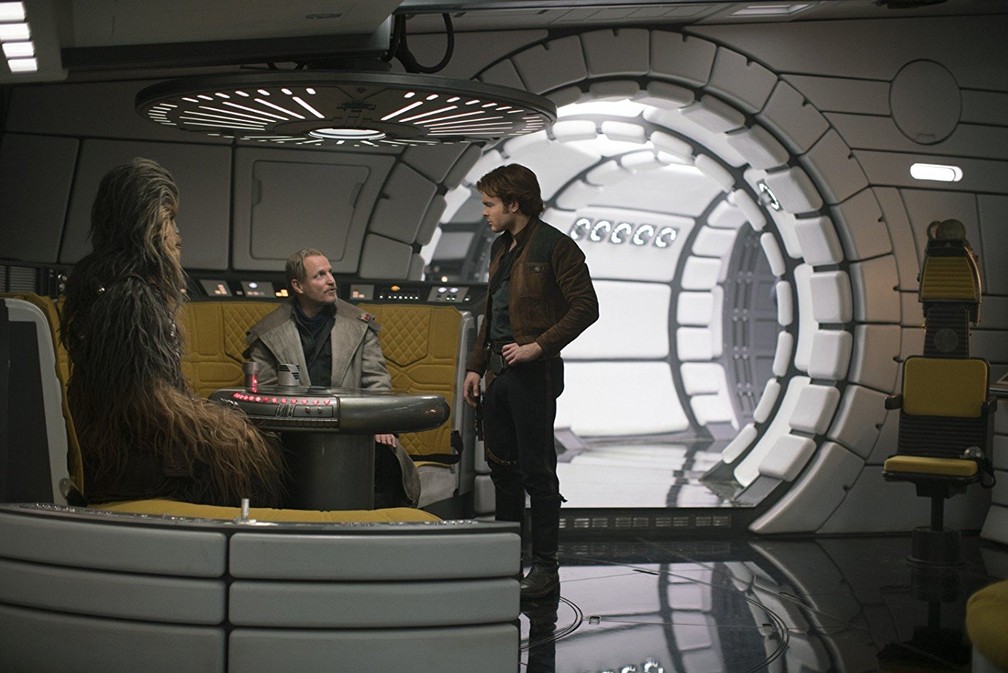 Woody Harrelson, Alden Ehrenreich e Joonas Suotamo em 'Han Solo: Uma história Star Wars' (Foto: Divulgação)