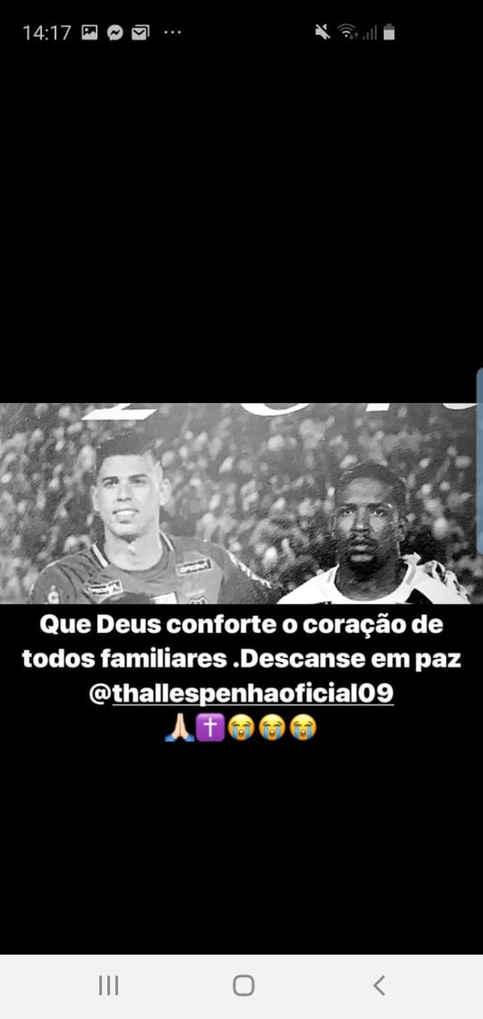 Ponte Preta de luto: Ivan, Rafael Longuine e Abdalla lamentam morte do  atacante Thalles | ponte preta | ge