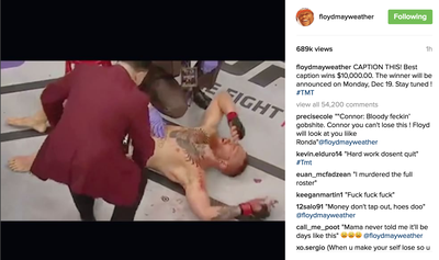 Floyd Mayweather; Conor Mcgregor (Foto: Reproducao Instagram) Floyd Mayweather; Conor Mcgregor (Foto: Reproducao Instagram)