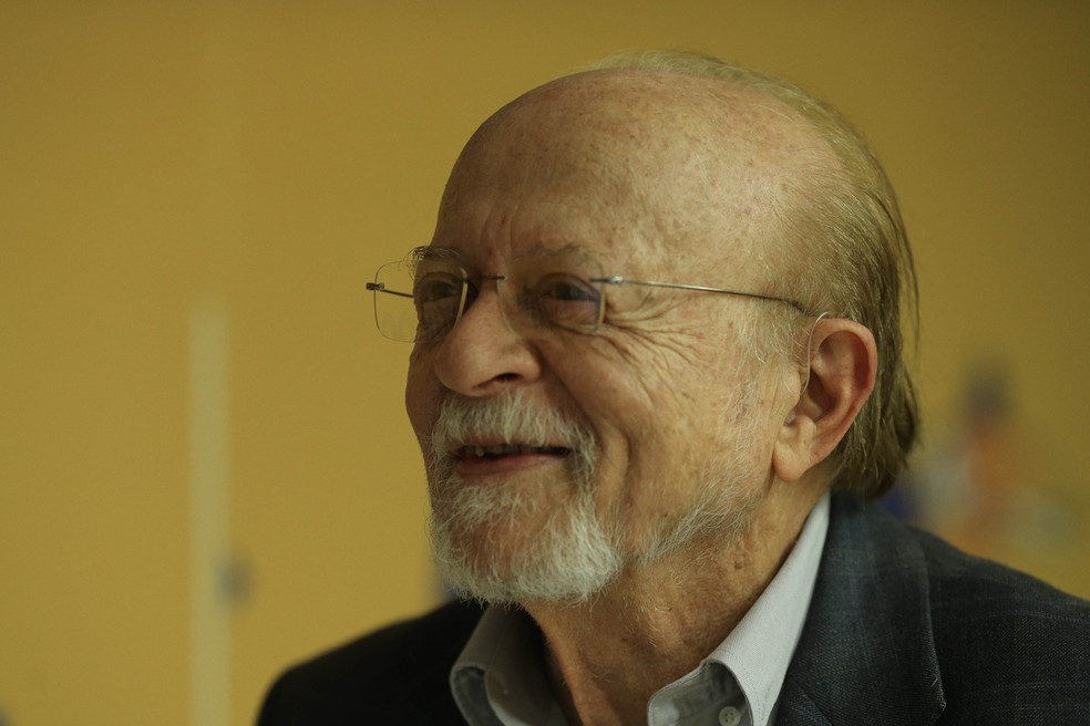 Foto de arquivo de dezembro de 2017 do ex- governador Alberto Goldman (PSDB) durante entrevista coletiva na sede do partido, em Brasília — Foto: Dida Sampaio/Estadão Conteúdo 