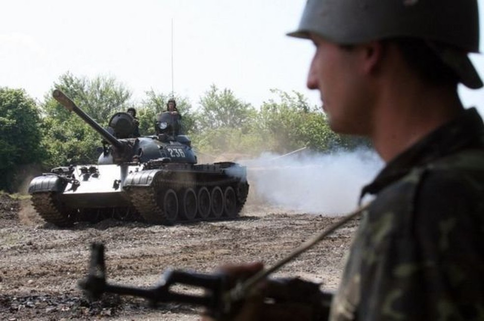 O antagonismo entre a Geórgia e a Rússia é histórico — Foto: GETTY IMAGES/via BBC