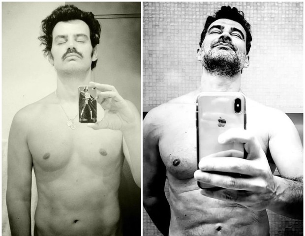 Carmo Dalla Vecchia : antes e depois (Foto: Instagram)