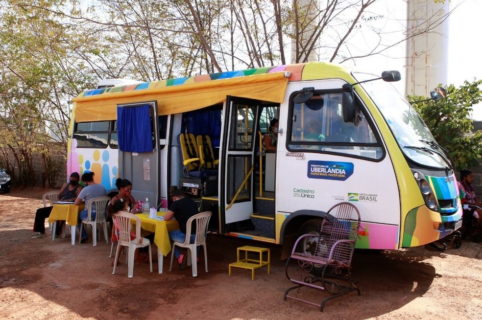 'Busão Social' — Foto: Prefeitura de Uberlândia/Divulgação