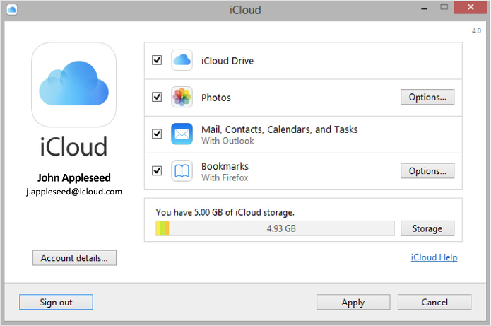 iCloud está disponível para Windows (Foto: Divulgação/Apple)