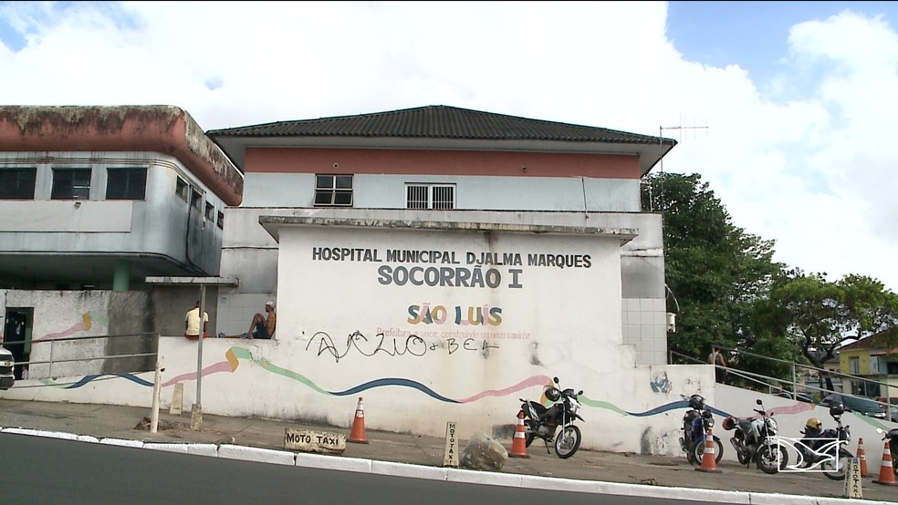 Hospital Municipal Djalma Marques, o Socorrão 1, em São Luís — Foto: Reprodução/TV Mirante