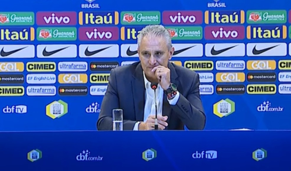 Tite, técnico da Seleção Brasileira   — Foto: Reprodução / SporTV