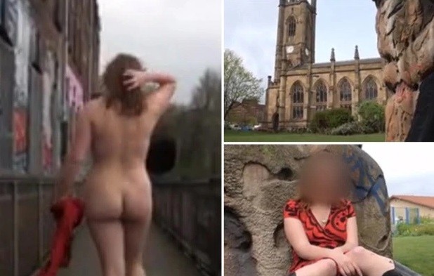 Mulher nua em Sheffield
