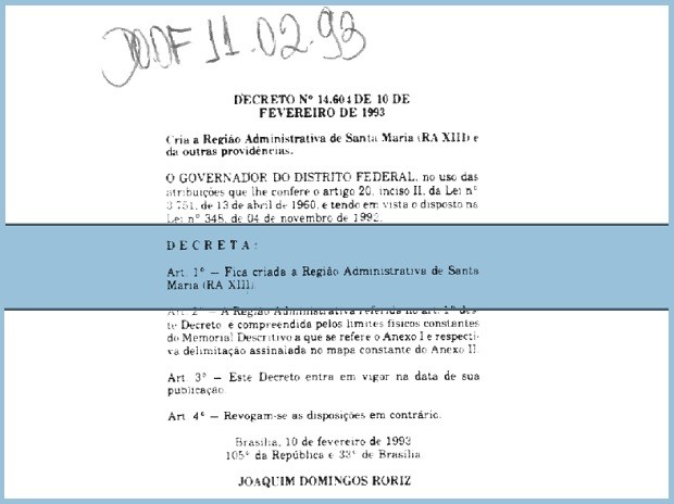 G1 - Chifrudo, Saia Velha; conheça os pontos curiosos de Santa Maria, DF -  notícias em Distrito Federal