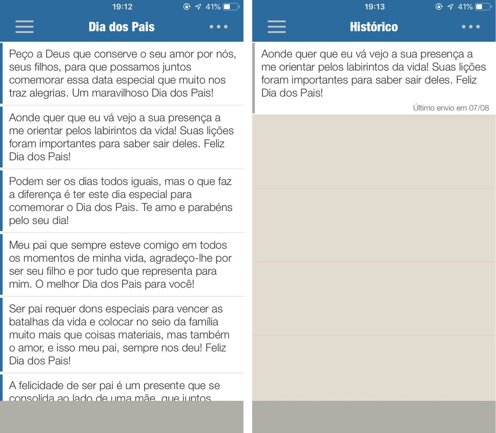 Mensagens Bonitas e Prontas está disponível para Android e iPhone (iOS) — Foto: Reprodução/Rodrigo Fernandes