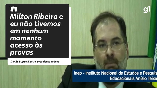 'Milton Ribeiro e eu não tivemos em nenhum momento acesso às provas', diz Dupas