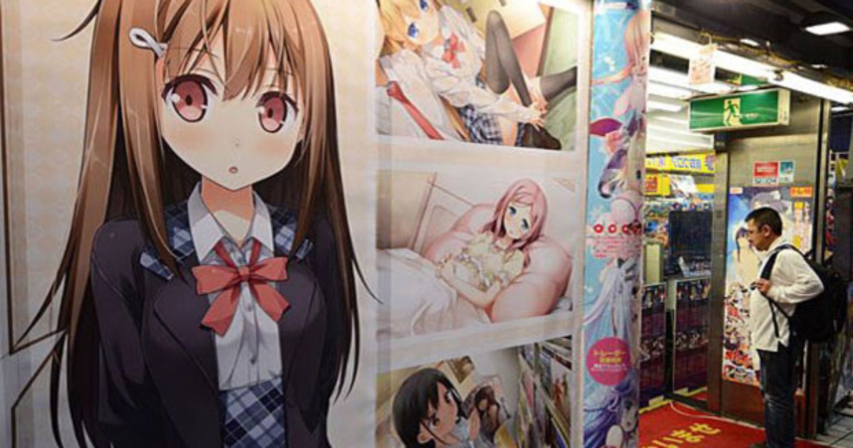 Meninas de anime. lindas colegiais japonesas de mangá de uniforme